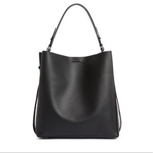 ALL SAINTS 'Paradise N/S' Calfskin Leather Tote